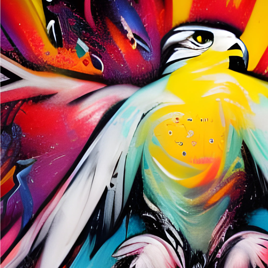 Healing Hawk - Metal Print