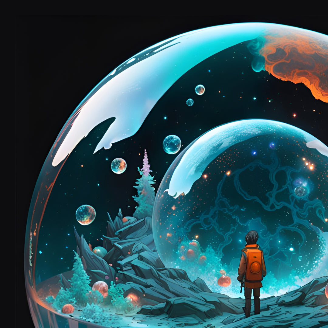 Inner World Exploration - Metal Print