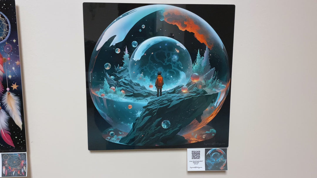 Inner World Exploration - Metal Print