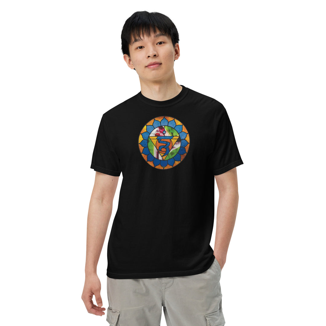 Color Throat-Chakra Reiki Charged T-shirt
