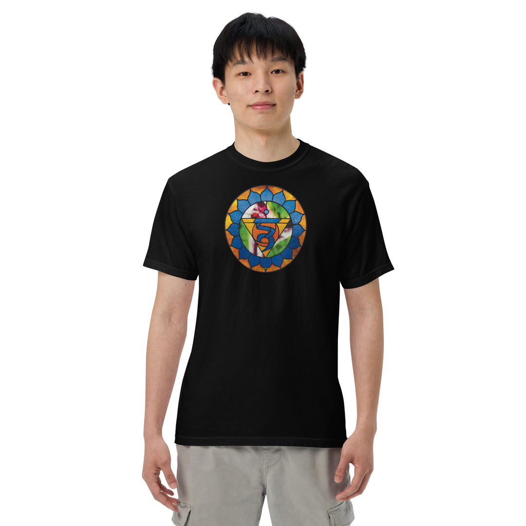 Color Throat-Chakra Reiki Charged T-shirt