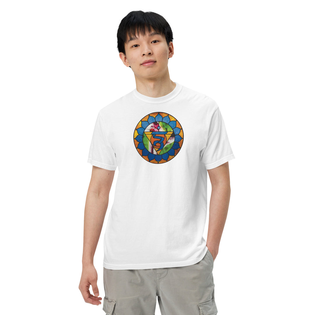 Color Throat-Chakra Reiki Charged T-shirt