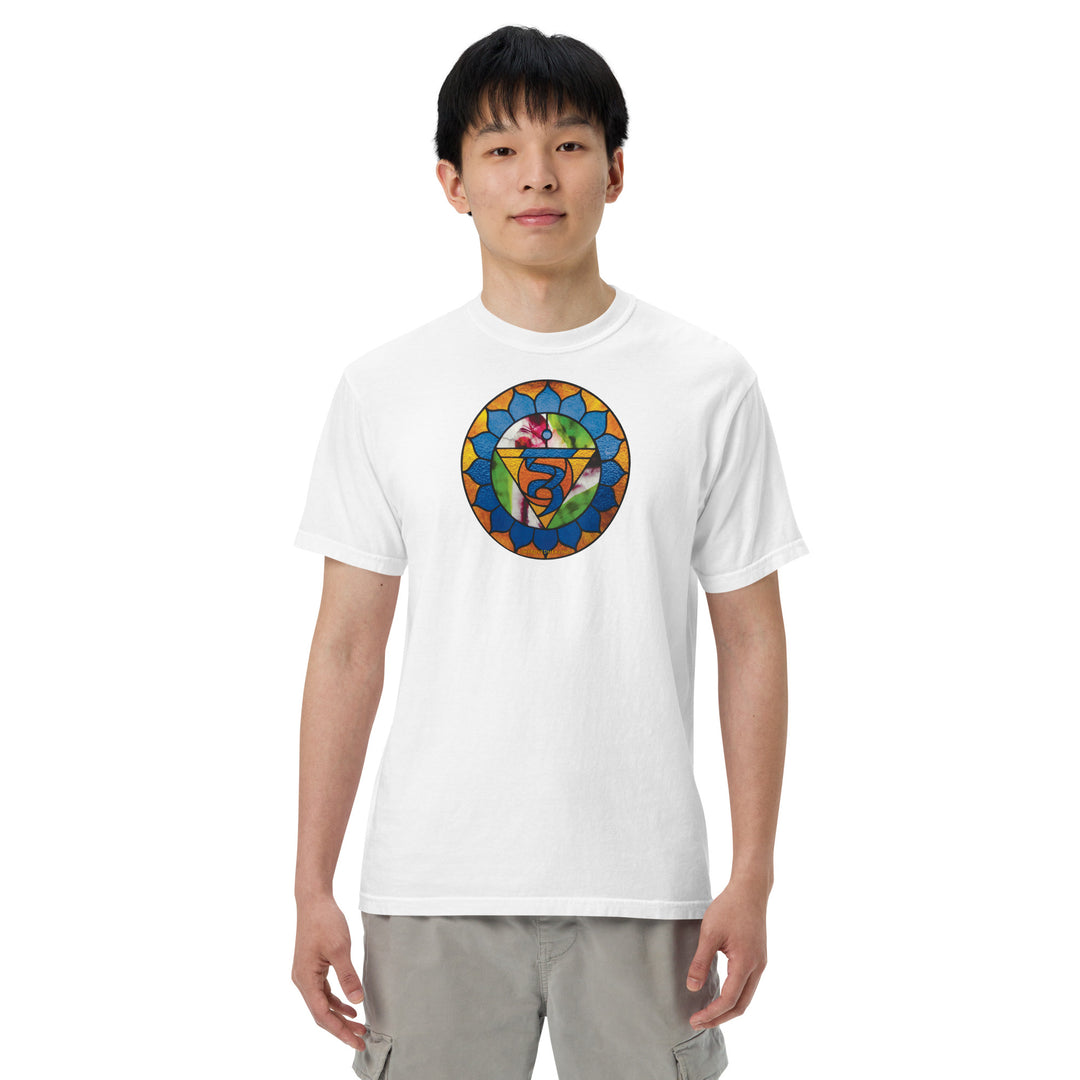 Color Throat-Chakra Reiki Charged T-shirt