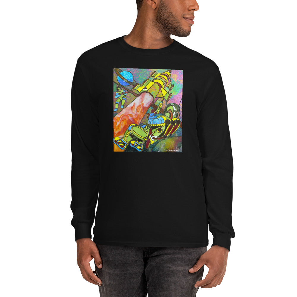 Spaceman Visual Reiki Long Sleeve Shirt
