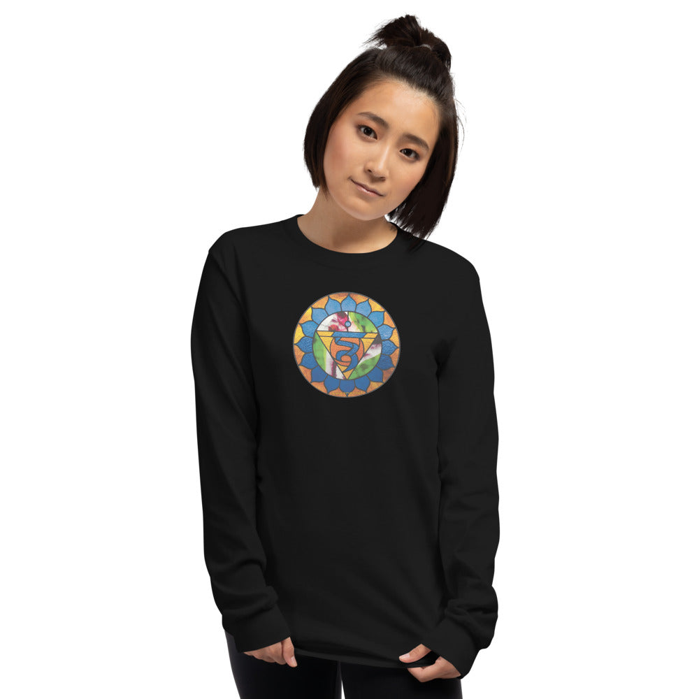 Color Throat-Chakra Long Sleeve Shirt