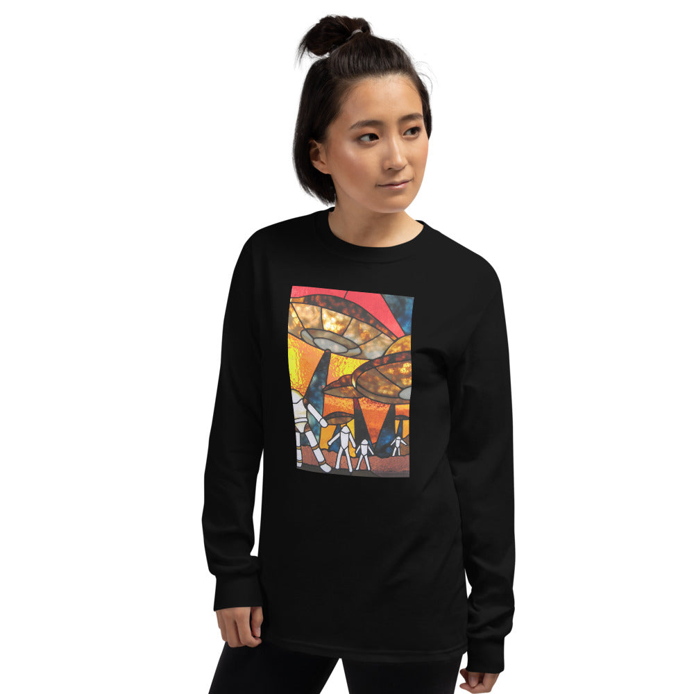 Heavenly Laser Healing Visual Reiki Long Sleeve Shirt
