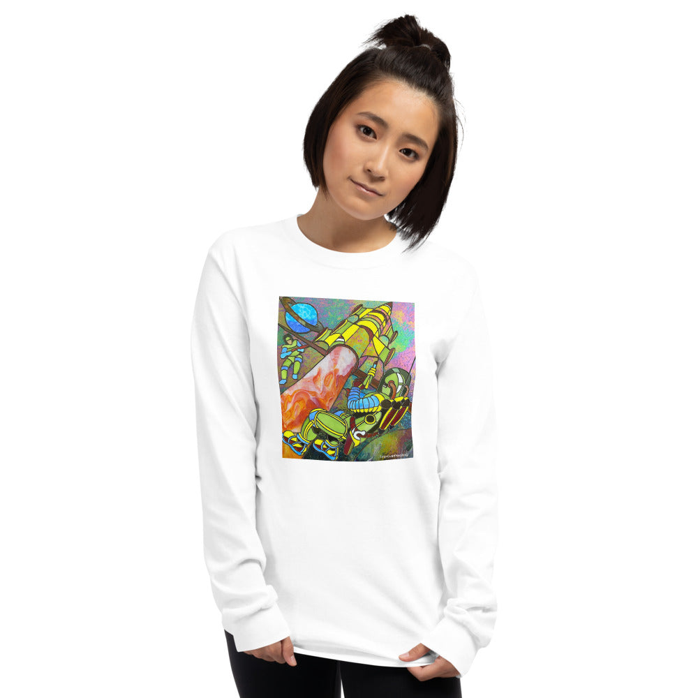 Spaceman Visual Reiki Long Sleeve Shirt