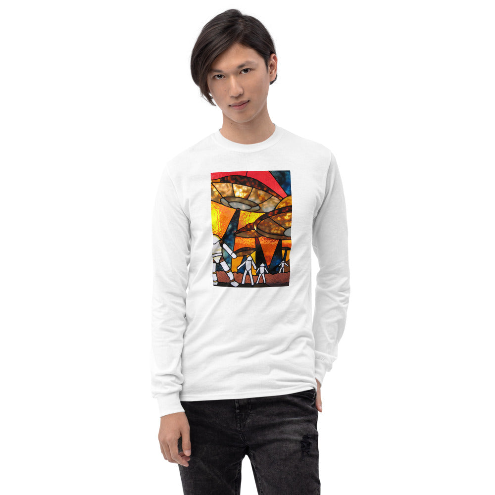 Heavenly Laser Healing Visual Reiki Long Sleeve Shirt