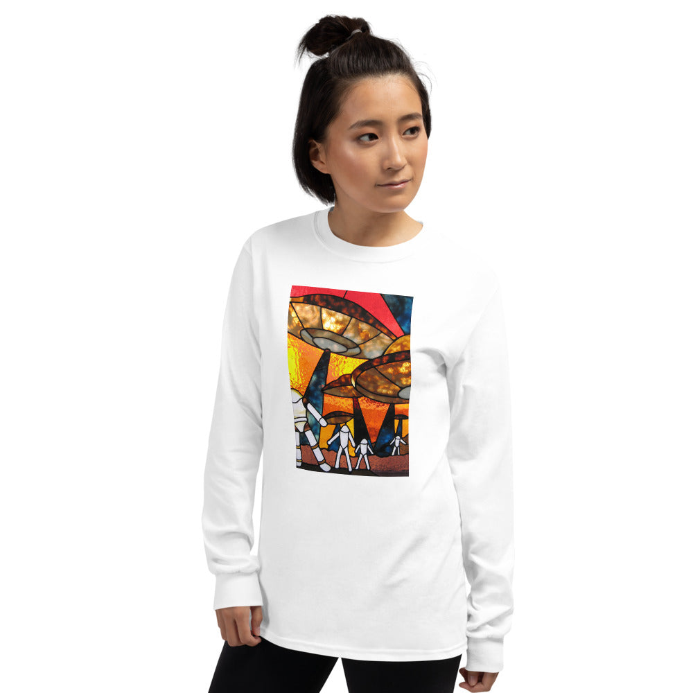 Heavenly Laser Healing Visual Reiki Long Sleeve Shirt