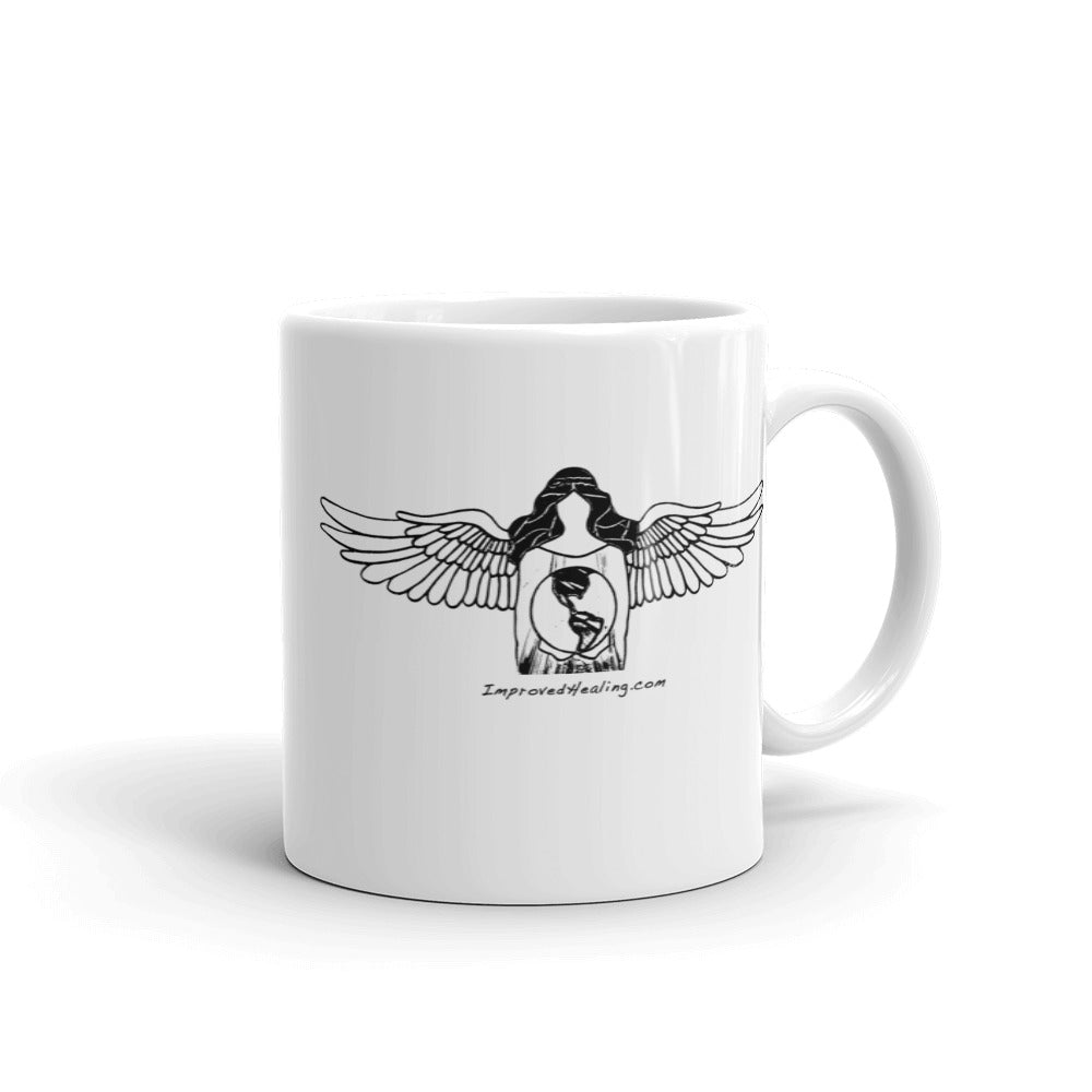 ImprovedHealing Angel Logo Mug