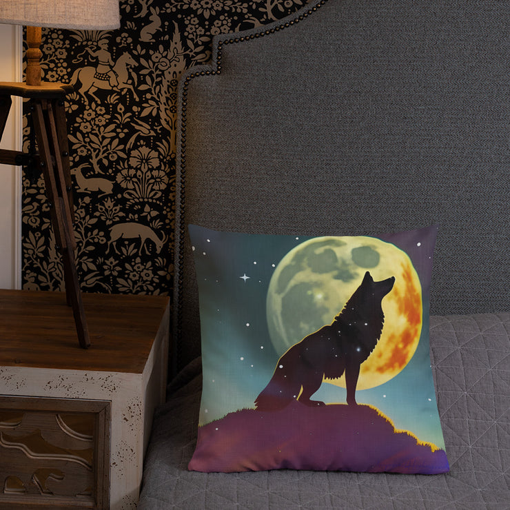 Wolf Guidance Pillow of Healing