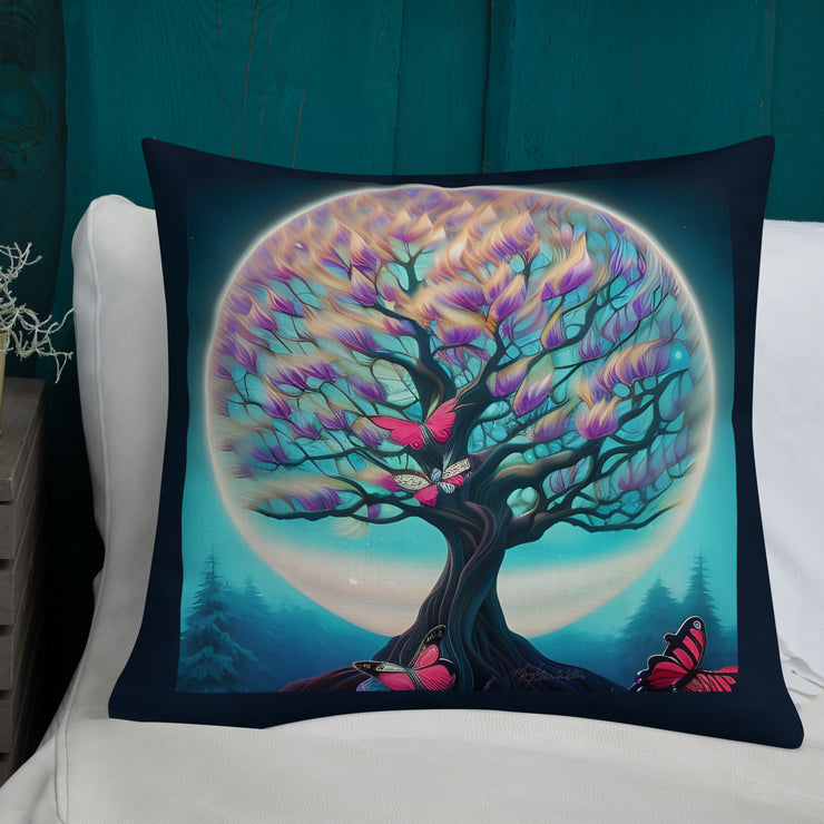 Butterfly Tree of Life Pillow of Healing