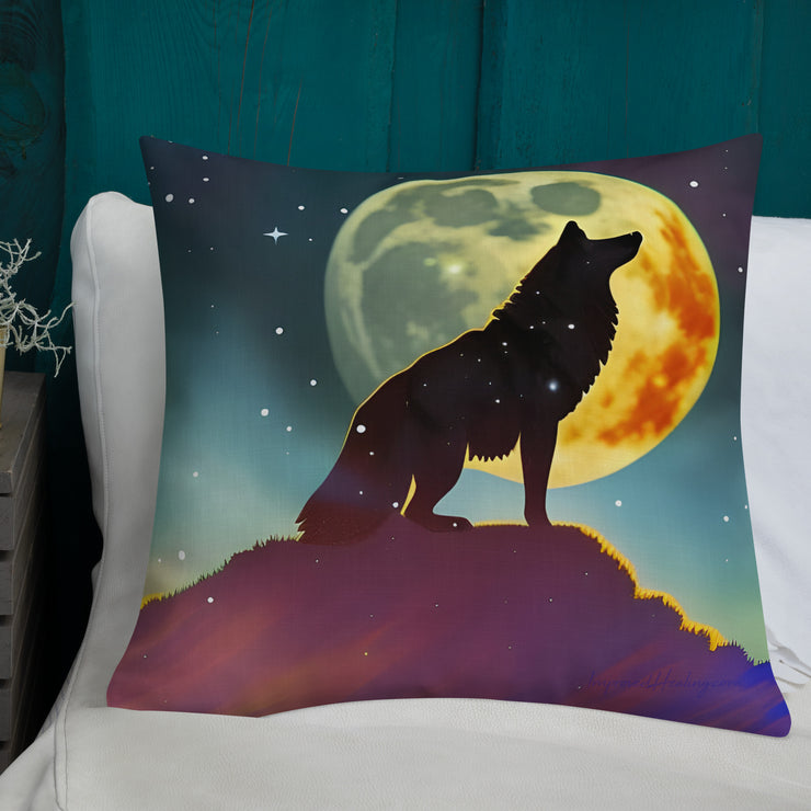 Wolf Guidance Pillow of Healing