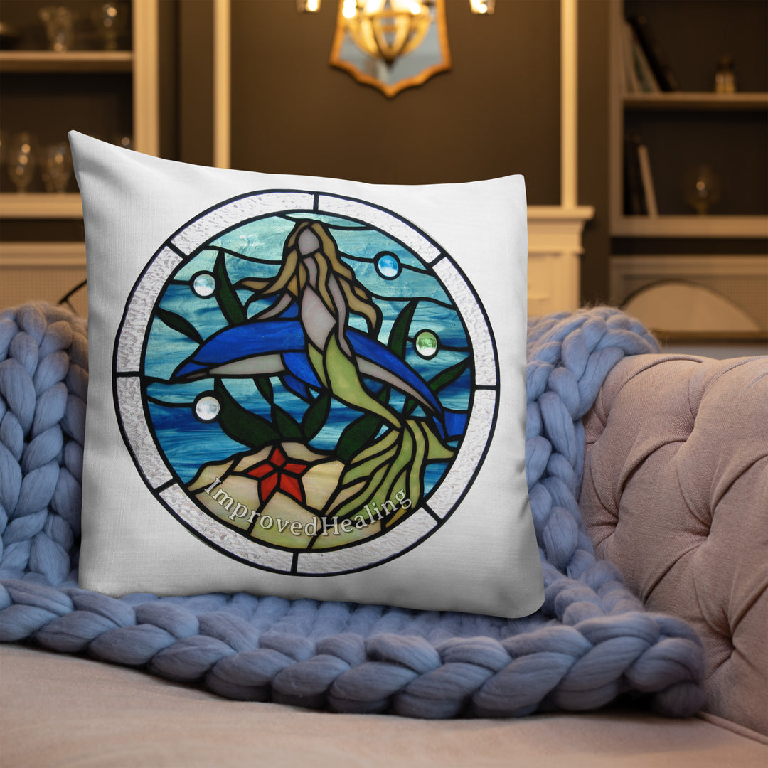 Pillow of Protection - Mermaid and Dolphin