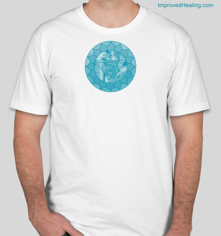 Throat Chakra T-Shirt - Unisex - White