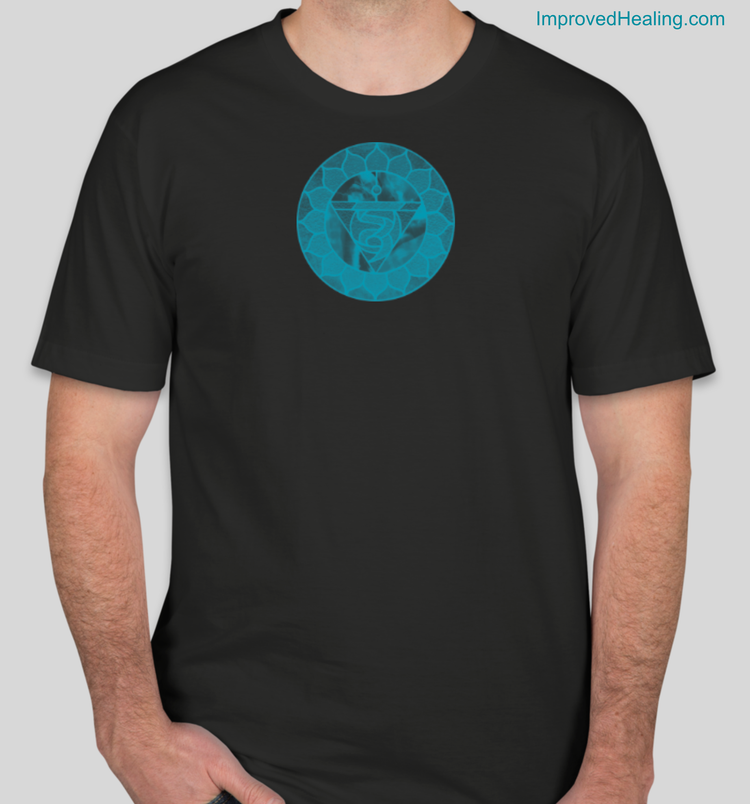 Throat Chakra T-Shirt - Unisex - Black