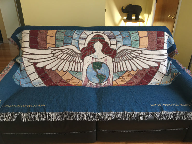 The Healing Energy Blanket - 80" x 60" Queen-Size Blanket