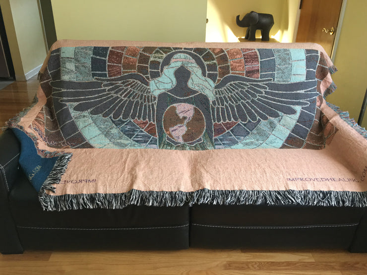 The Healing Energy Blanket - 80" x 60" Queen-Size Blanket