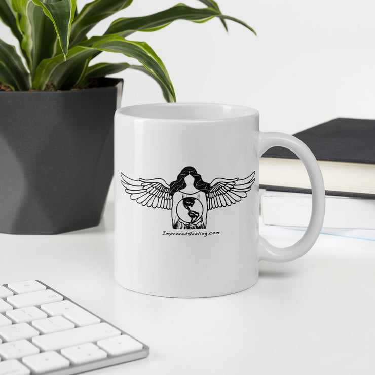 ImprovedHealing Angel Logo Mug