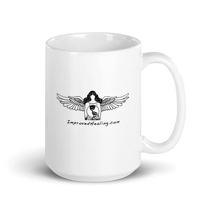 ImprovedHealing Angel Logo Mug 15 oz